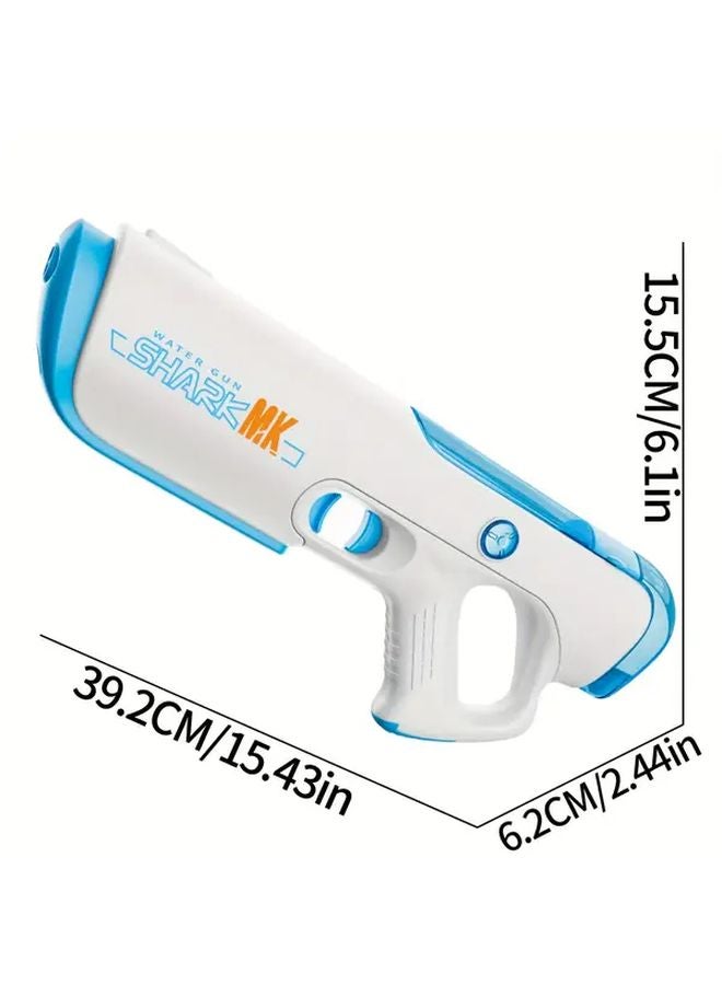 Electric Water Gun With Pulse Style Blue Large Tank Long Range Outdoor Play - Image 1