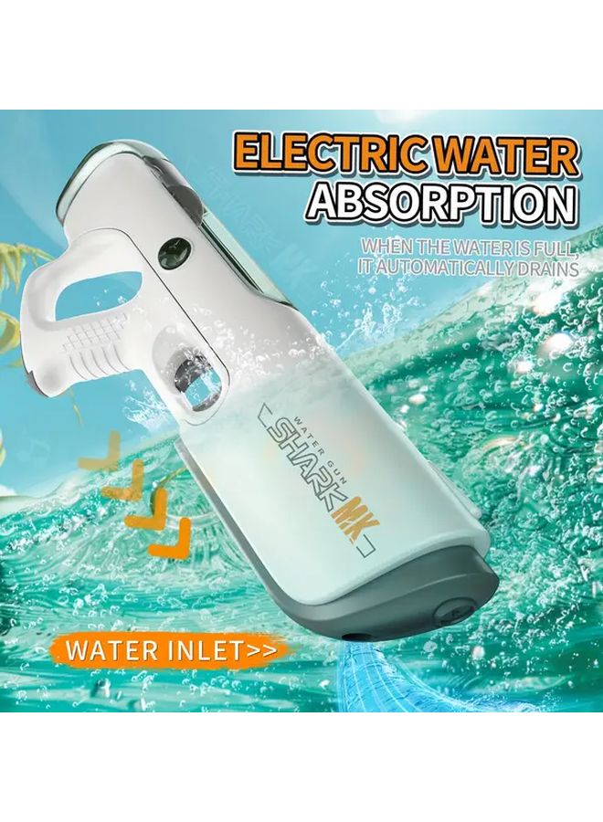 Electric Water Gun With Pulse Style Blue Large Tank Long Range Outdoor Play - Image 2