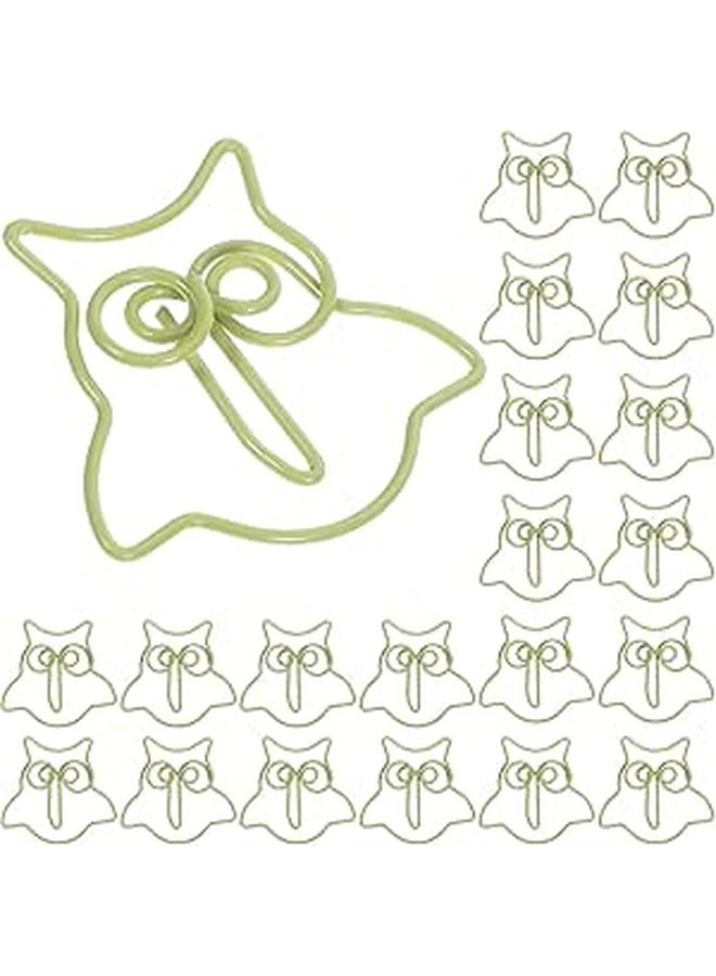 Colorful Owl Shaped Paper Clips 50 Pack Cute Animal Design for Office School Organizing - Image 1