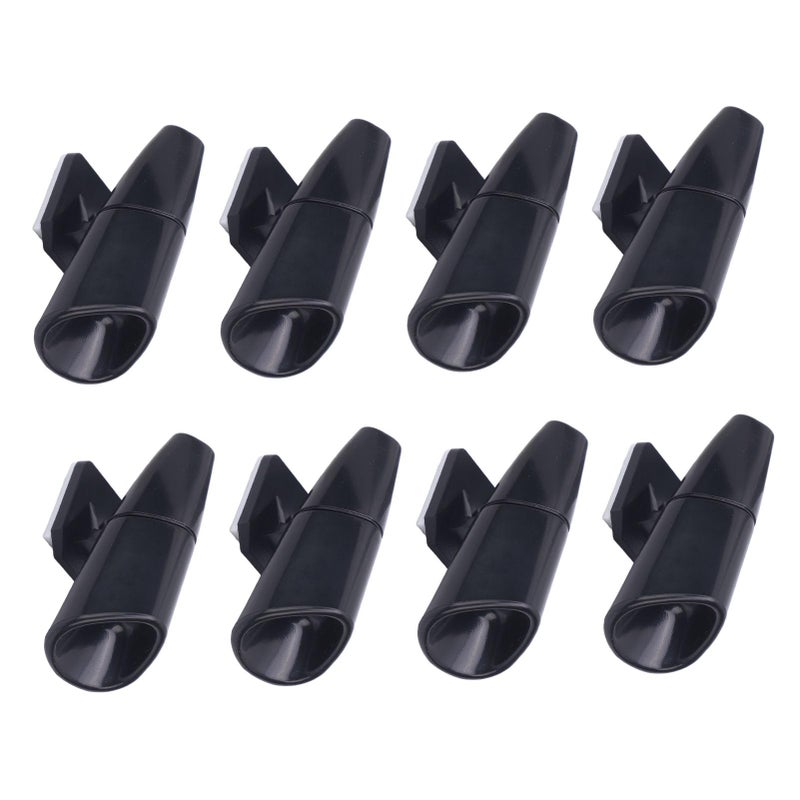 Black Deer Whistles 8PCS Universal Animal Alert Warning Devices for Cars Trucks Motorcycles - Image 5