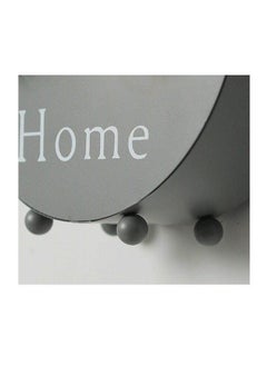 MEI HOME CENTER Round Wall Hanging Living Room Decoration Storage for Flower Hanging with Wrought Iron for Indoor and Outdoor Décor (20x6CM)  - Image 2