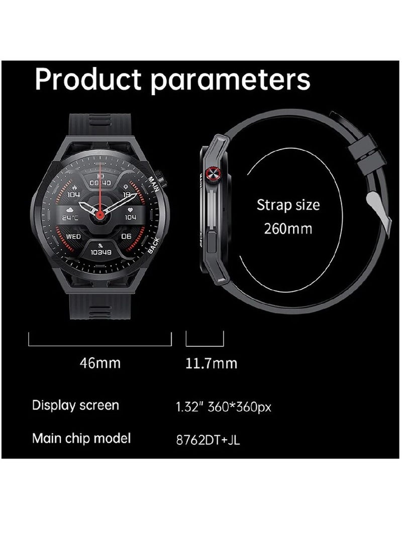 Zoom Plus Bluetooth Call Sports Fitness Tracker IP67 Waterproof Smartwatch For IOS Android - Image 5