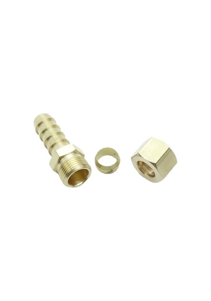 CDQBWKJGFJ 2 قطع ضغط 3/8" أنبوب OD إلى 3/8" تركيب خرطوم - Image 3