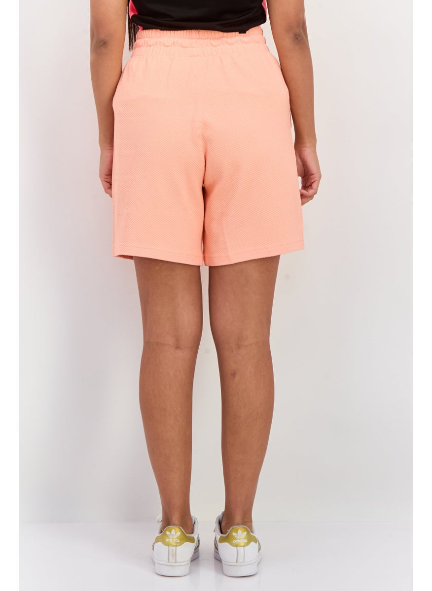 PUMA Women Sportswear Fit 7 Inch Yoga Short, Peach  - Image 3
