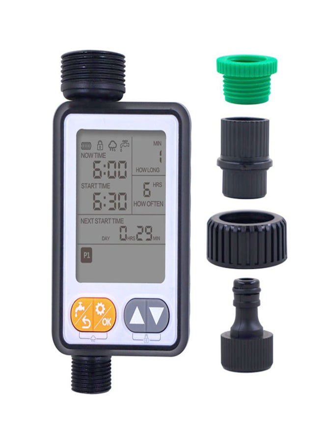Generic Gardening Irrigation Timer Automatic Watering Device Garden Balcony Rain Sensing Control Intelligent Irrigation System Controller 10 Programs Setting with Safety Lock  - Image 1