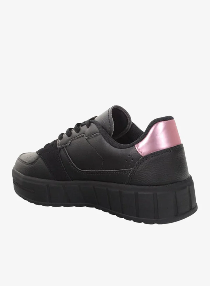 Lumberjack  Women's Panelled Lace-Up Sneakers for Women | Best Price UAE