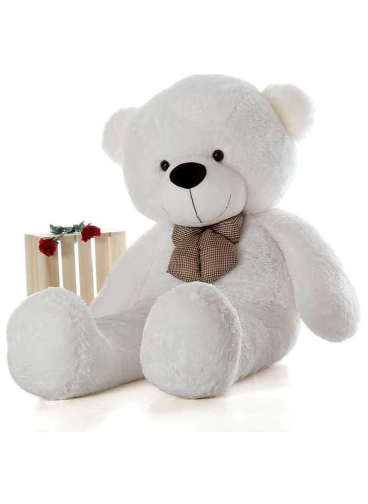 Generic - Giant Teddy Bear - 100cm White Plush Stuffed Toy Doll - Large Birthday Gift for Kids, Girlfriend, Wife - Adorable and Cuddly Companion for All Ages - Image 1