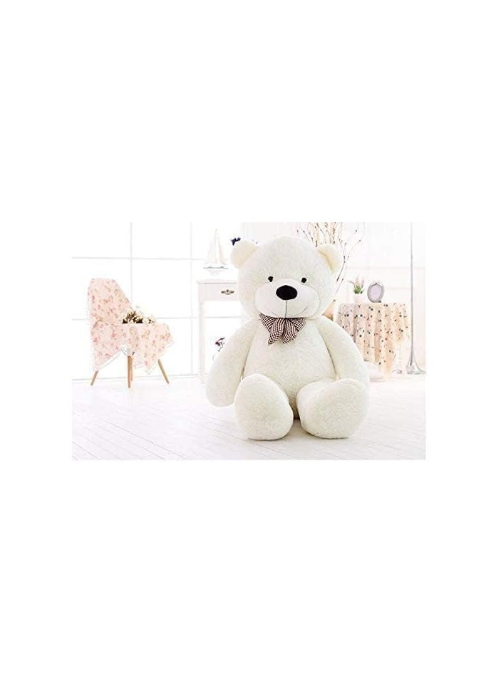 Generic - Giant Teddy Bear - 100cm White Plush Stuffed Toy Doll - Large Birthday Gift for Kids, Girlfriend, Wife - Adorable and Cuddly Companion for All Ages - Image 1