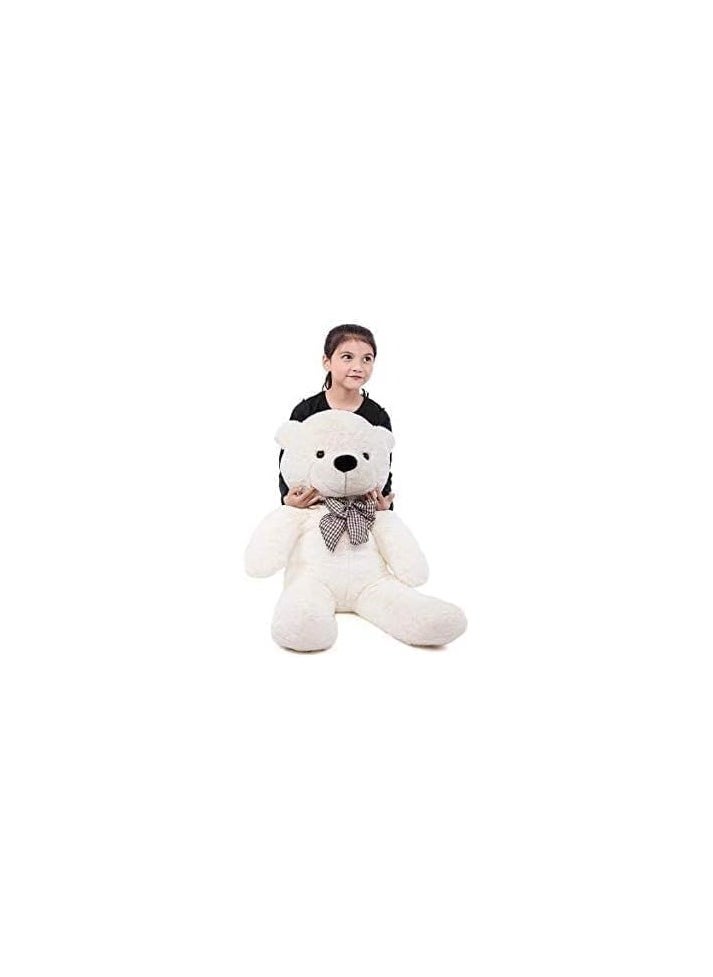 Generic - Giant Teddy Bear - 100cm White Plush Stuffed Toy Doll - Large Birthday Gift for Kids, Girlfriend, Wife - Adorable and Cuddly Companion for All Ages - Image 1