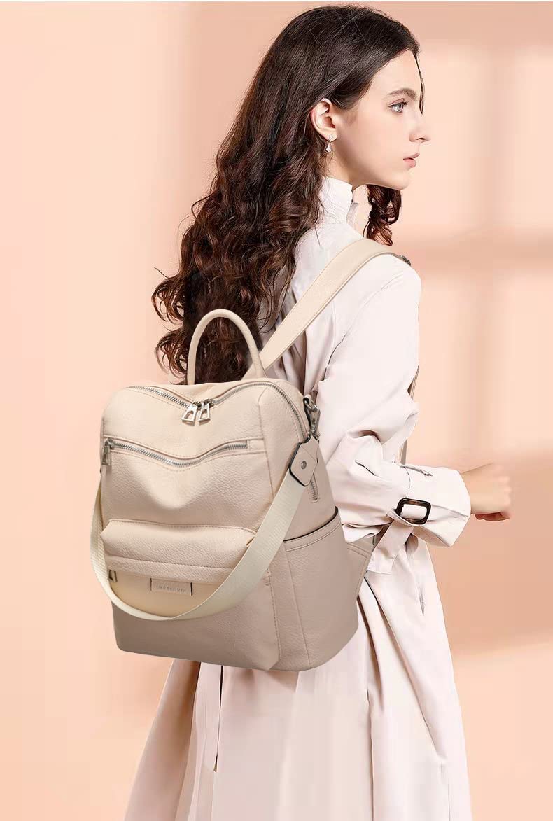 TrueArch Stylish Leather Backpacks Shoulder Sling Handbag Purse Bag for Women and Girls - Image 2