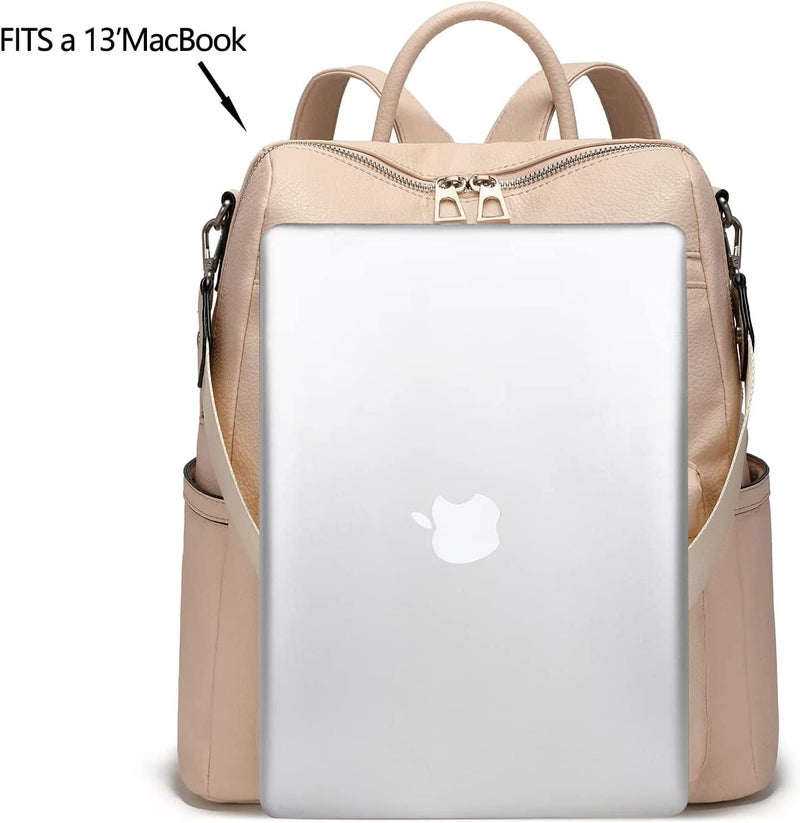 TrueArch Stylish Leather Backpacks Shoulder Sling Handbag Purse Bag for Women and Girls - Image 3