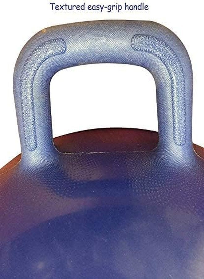 HOMAVA Sit and Bounce Rubber Hop Ball with Handle Jumping & Bouncing Ball | Indoor & Outdoor Activity Toy | Kids Exercise Gym Sport Hop Ball for Kids,Boys,Girls,Adults (Size 45Cm/18Inch,Multicolour) - Image 5
