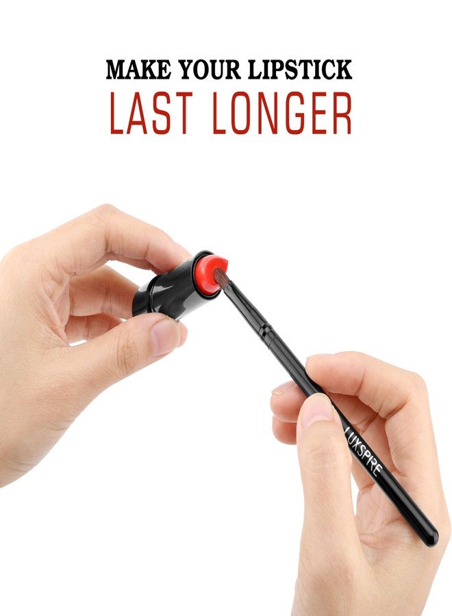 Luxspire Lip Brush Concealer Brushes 2 Pieces, Lipstick Gloss Brushes Applicators Eyeshadow Lip Liner Makeup Brush Cosmetics Make Up Tools, Small Make Up Brushes - Image 5