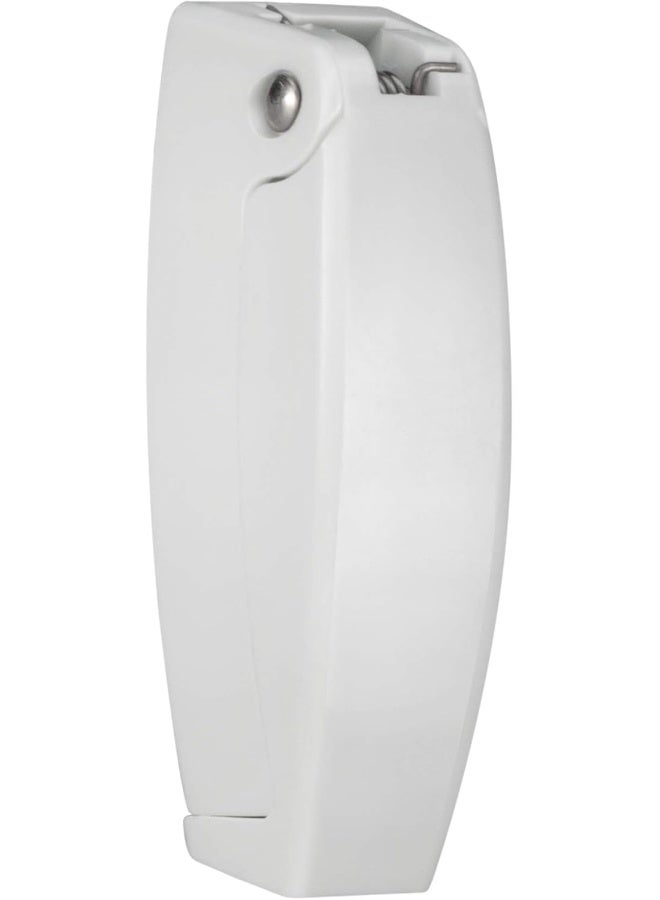 RecPro RV White Rounded Baggage Door Catch Compartment Clips Latch | Camper Trailer Motor Home (5 Pack) - Image 3