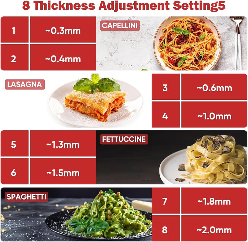 GVODE 3 in 1 Pasta Attachment for KitchenAid Stand Mixer, All Metal Pasta Maker KitchenAid Attachment, Pasta Sheet Roller, Spaghetti Cutter, Fettuccine Cutter Maker Accessories and Cleaning Brush by - Image 5