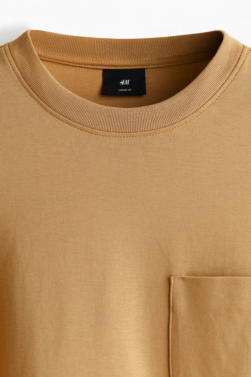 H&M  Loose Fit Long-sleeved jersey top for Men | Best Price UAE