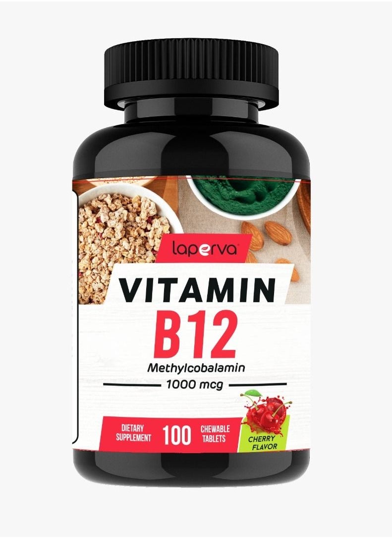 Laperva Vitamin B12 1000 mcg Cherry Flavour 100 Chewable Tablets - pzsku/ZC630BA1F7DD88F174F9AZ/45/_/1686217315/0ac4b5d1-00de-4ba7-bdc5-b4af9c13a8c0