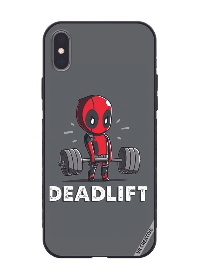 VR CREATIVE Protective Case Cover For Apple iPhone XS Max Deadlift Design Multicolour - Image 1