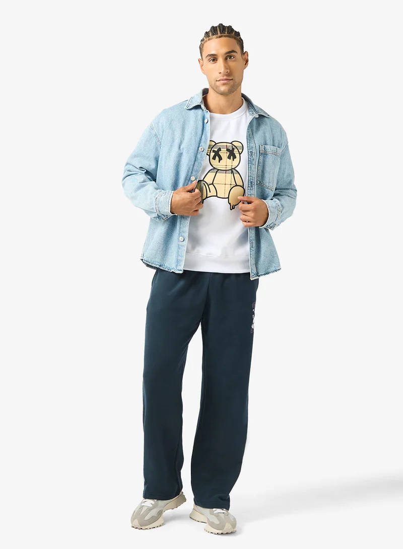 Seventy Five Basics Graphic Design Oversized Joggers