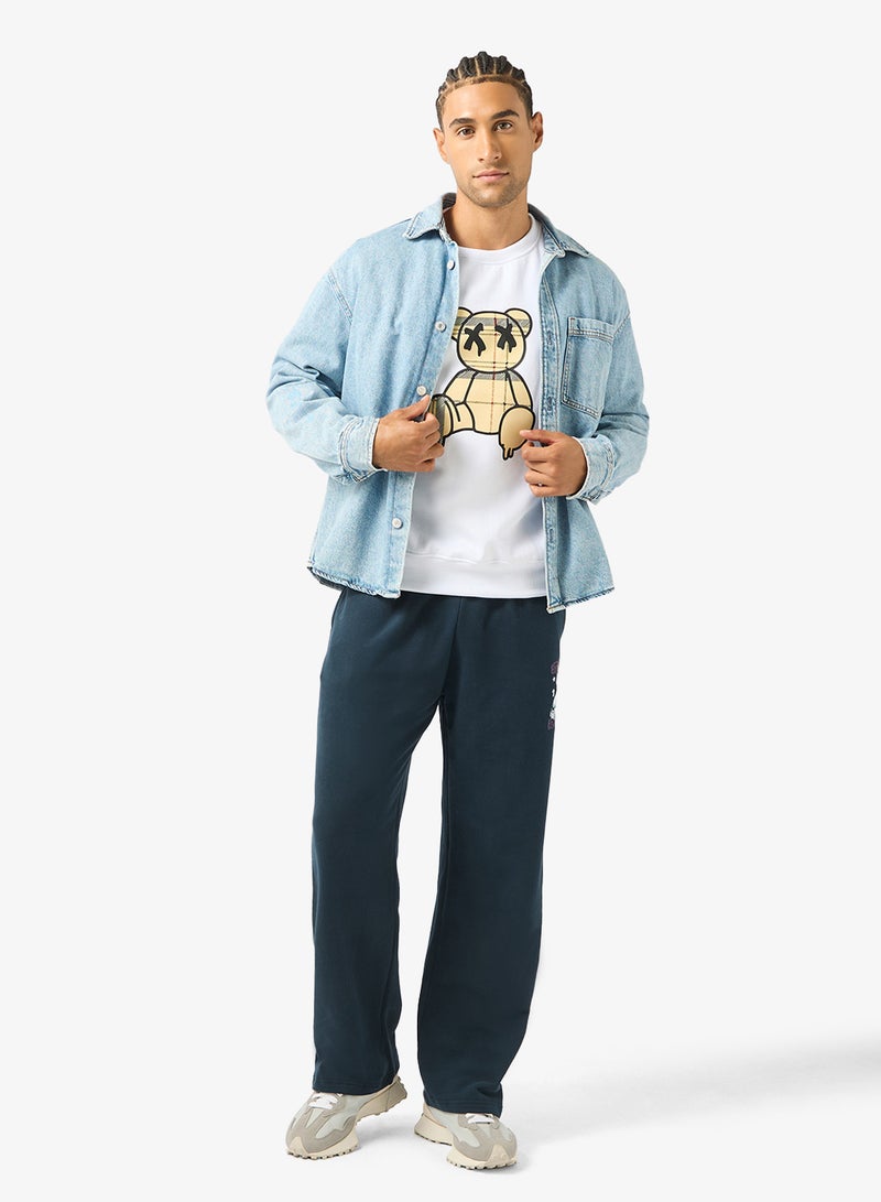 Seventy Five Basics Graphic Design Oversized Joggers - Image 2