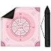 QUEENLINK Mahjong Mat for Table with Carrying Bag 324 x 324 NonSlip Neoprene Mahjong Mat with Rules NoiseReducing Gaming Mat for Mahjong Poker Cards Board and Tile Games Pink - Image 2