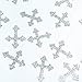 Giuffi 100 Counts Christening Cross Table Confetti for Baby Shower Baptism Party Decorations Silver - Image 3