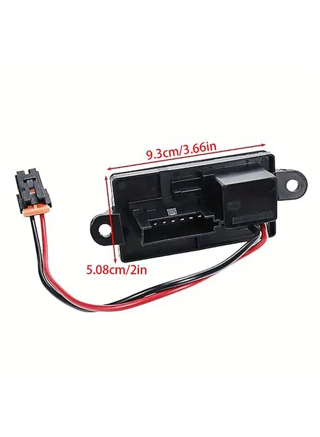 Blower Motor Resistor 15305077 Compatible With 1999 2006 Chevy Silverado GMC Sierra 1500 2500 3500 Manual AC Direct Replacement 89019089 89018597 973004 973409 - Image 2