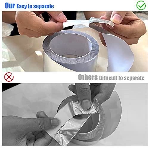 Romeda Aluminum Foil Tape, 2 inch x 65 Feet (3.9 mil), Insulation Adhesive Metal High Temperature Heavy Duty HVAC Tape, Silver for Ductwork, Dryer Vent, HVAC - Image 4