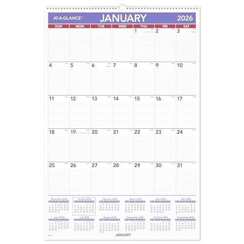 AT-A-GLANCE ATAGLANCE 2026 Wall Calendar 20 x 30 Extra Large PM42826 - Image 1