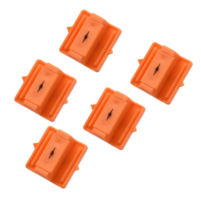 Paper Cutter Replacement Blades: 5 Pcs Carbon Steel Sharp Durable Blades - Easy Replacement Steps High 10-Sheet Cutting Capacity Paper Cutter Accessories for JIELISI 9090 Portable Paper Trimmer Craft - Image 3
