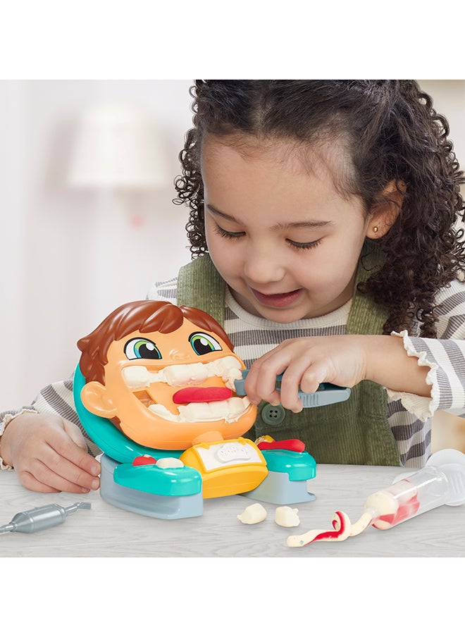Play-Doh Silly Smiles Dentist Kit, Kids Arts & Crafts Toys For 3 Year Old Girls & Boys & Up, 7 Accessories & 5 Modeling Compound Cans  - Image 3