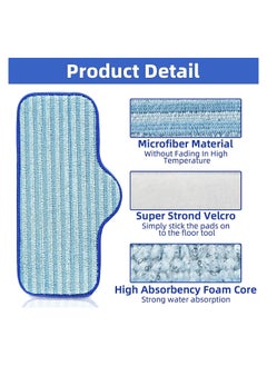 SYOSI 6 Pcs Microfiber Steam Mop Pad for Dupray Neat Steam Cleaner Reusable and Machine Washable Designed for Multiple Surfaces Effectively Clean Hardwood Tile Stone Floors  - Image 3
