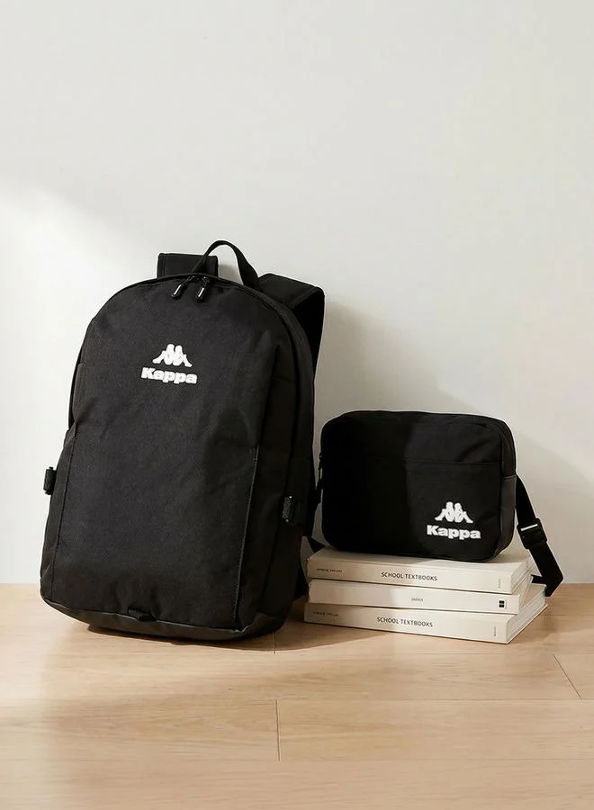 كابا Logo Print School Backpack For Kids 13 Years+ With Adjustable Straps With Pencil Pouch - 15x27x27 CM