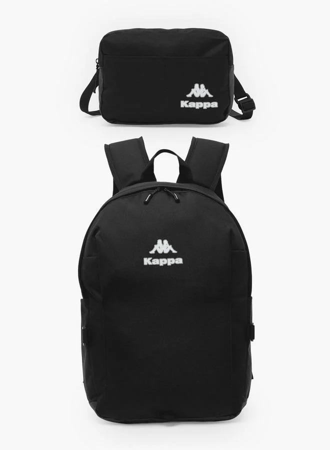 كابا Logo Print School Backpack For Kids 13 Years+ With Adjustable Straps With Pencil Pouch - 15x27x27 CM