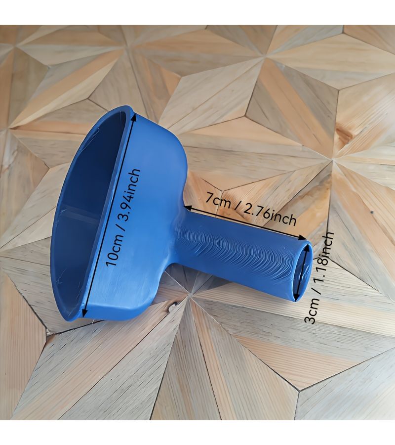 1 PC Universal RV Fresh Water Filling Funnel Upgraded Blue Compatible With Trailer Water Tanks Easy Install Outdoor Water Replenishment - Image 1