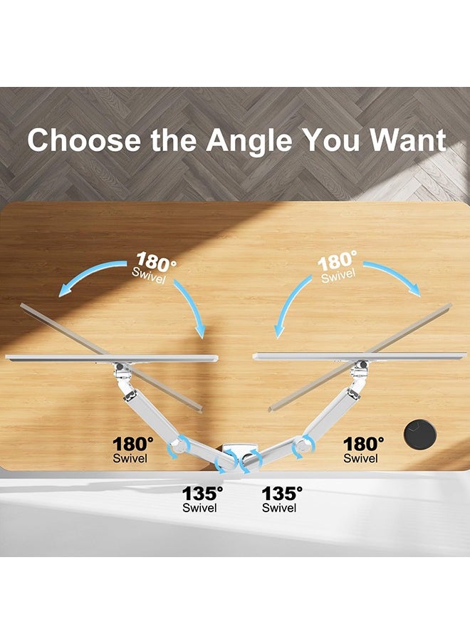 Dual Monitor Mount Fits 13 to 32 Inch Computer Screen Dual Monitor Arm Hold up to 19.8lbs Each Full Motion Monitor Desk Mounts for 2 Monitors Gas Spring Monitor Stand - pzsku/ZC6319E85740E875CBC5BZ/45/_/1730878597/54f6d89e-e85a-484f-b8a3-a77cd9b97b80