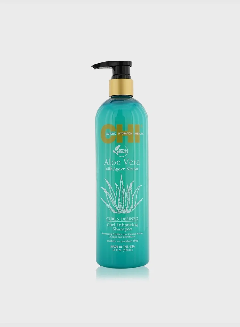 CHI Aloe Vera with Agave Nectar Curls Defined Curl Enhancing Shampoo