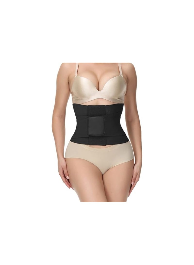 Zikra Waist Trimmer Belt for Women, Compression Cincher Band, Belly Back Support Band for Stomach Snatch Me Up Bandage Wrap(L) - Image 1