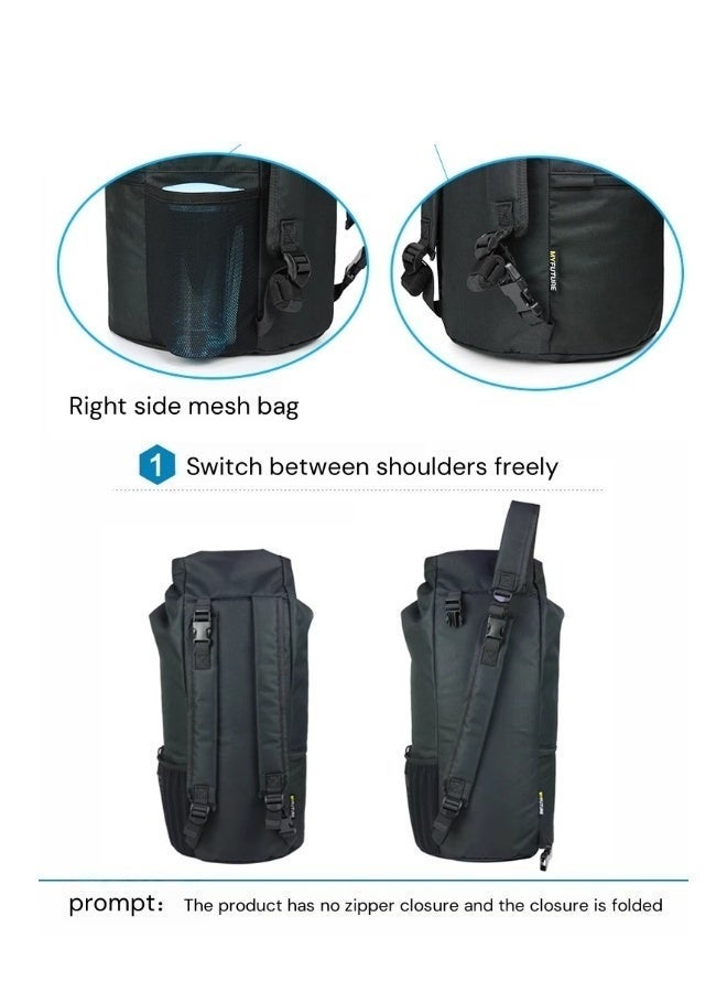 myfuture outdoor sports backpack Large-capacity waterproof sports backpack with separate compartments, suitable for football, basketball, camping, cycling and traveling, unisex design - Image 3