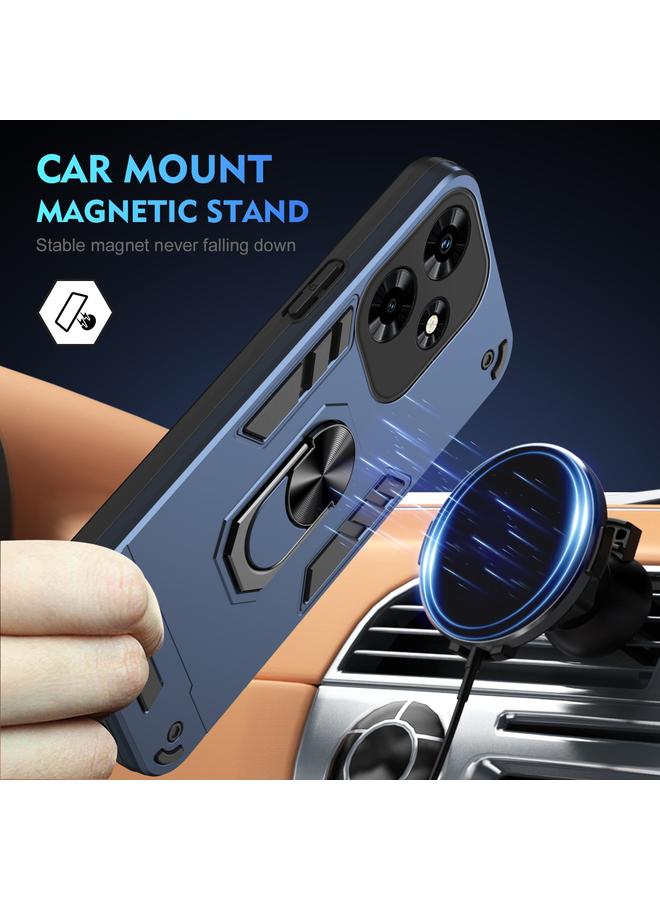 اس-توب جراب لهاتف Infinix Hot 30، جراب معدني مقاوم للصدمات مزود بحلقة - Image 2