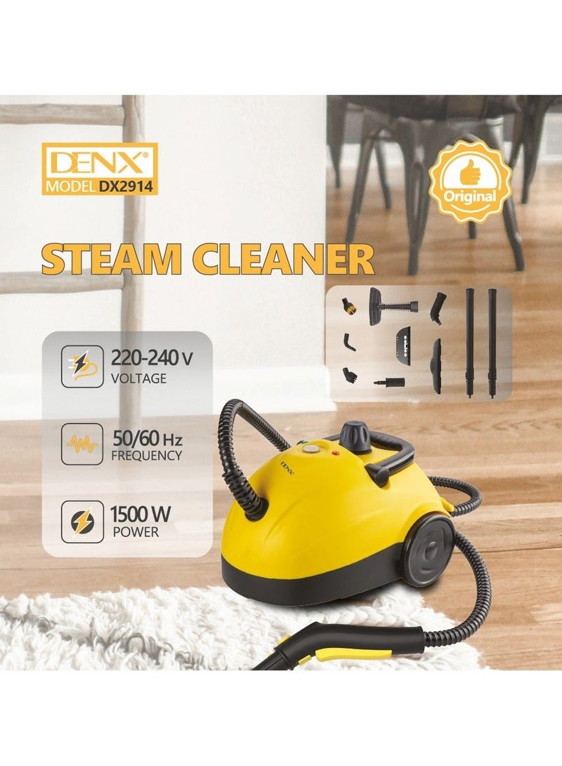 Denx Steam Cleaner 1500W with 1.2L Water Tank - Image 2