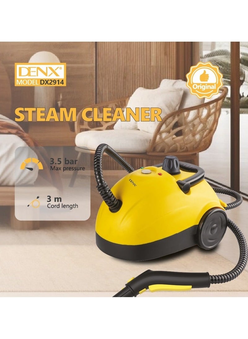 Denx Steam Cleaner 1500W with 1.2L Water Tank - Image 3