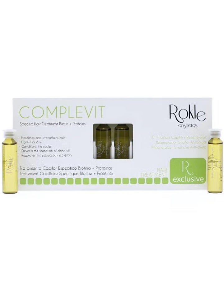 Hair Ampoules Anti Hair Loss 10 x 10 ml Complevit By Rokle