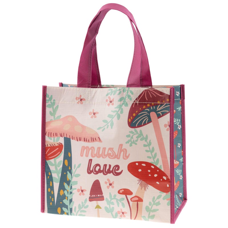 Karma Reusable Medium Gift Bags - Tote Bag and Gift Bag with Handles - Perfect for Birthday Gifts and Party Bags RPET 1 Mushroom Medium - Image 1