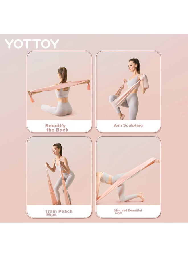 YOTTOY Yottoy Yoga Resistance Band, Shoulder Opener, Back Toner, Muscle Stretcher, Fitness Training Band For Women, Glute Lifting Resistance Band  - Image 5