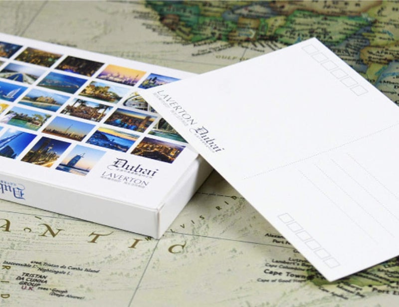 HOSTEESSCHOICE Travel postcards,Set of 30 Post cards variety pack depicting from Around the World Famous Travel Sites,Assorted Postcards Bulk, 4 x 6 -Dubai - Image 2