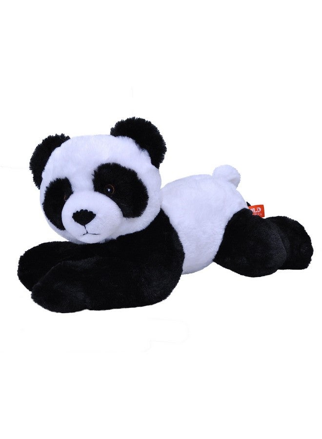 Wild Republic دب الباندا المحشو من وايلد ريبابليك إيكوكينز 12 بوصة، هدايا صديقة للبيئة للأطفال، لعبة محشوة، مصنوعة يدويًا باستخدام 16 زجاجة مياه بلاستيكية معاد تدويرها
