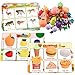 Nicella Sorting Toys for Toddlers Learning Education Toys Montessori Multiple Theme Playset Fine Motor Skills Games Preschool Learning Activities Sensory Toys for 2 Year Old Kids Boys and Girls - Image 2