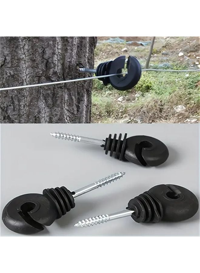 20pcs Stainless Steel Electric Fence Wire Insulators Heavy Duty Screw On Design - Image 5