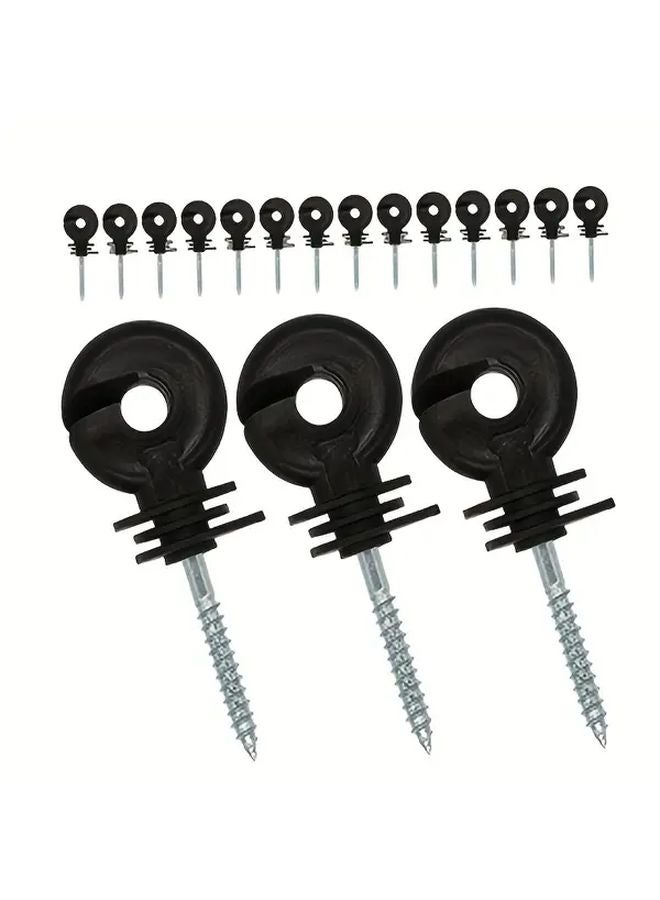 20pcs Stainless Steel Electric Fence Wire Insulators Heavy Duty Screw On Design - Image 4